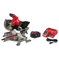 M18 Fuel™ Dual-Bevel Sliding Compound Miter Saw Kit, 7-1/4", 5 Ah, 18 V TYX939 | Ontario Safety Product