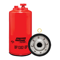 BF1382-SP Filtre &agrave; carburant s&eacute;parateur d'eau &agrave; visser avec drain & orifice pour capteur Ontario Safety Products