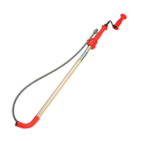 Toilet Auger, Manual, Bulb, 6' Cable Length, 1/2" Cable Diameter TYY339 | Ontario Safety Product