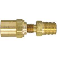 Raccord pour boyau r&eacute;utilisable filetage NPT 1/4", 5/8" dia., Laiton Ontario Safety Products