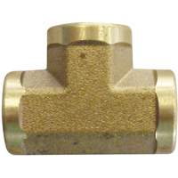 Female Pipe Tees, Brass, 3/8" TZ975 | Ontario Safety Product
