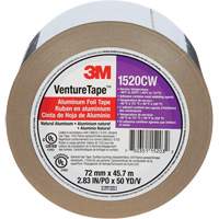 Venture Tape™ Aluminum Foil Tape, 1.8 mils Thick, 72 mm (3") x 45.7 m (150') UAE327 | Ontario Safety Product