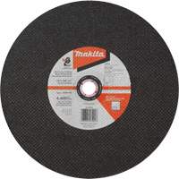 Meule &agrave; tronçonner abrasive, 14" x 3/32", Arbre de 1", Type 1, Oxyde d'aluminium, 4400 Tr/min Ontario Safety Products