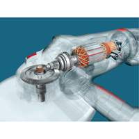 Grande meule angulaire &agrave; haute performance, 9", 120 V, 15 A, 6500 Tr/min Ontario Safety Products