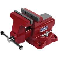 Utility HD Bench Vise, 6-1/2" Jaw Width, 4-1/4" Throat Depth UAF509 | Ontario Safety Product