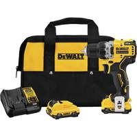 Xtreme Brushless Drill Driver Kit, Lithium-Ion, 12 V, 3/8" Chuck, 250 UWO Torque Ontario Safety Products
