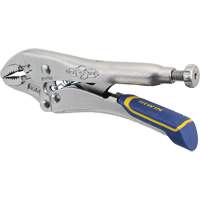 Fast Release Locking Pliers with Wire Cutter, 5" Length, Curved Jaw Ontario Safety Products