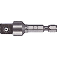 Adapter & Extension, 1/4" Drive Size, 3/8" Male Size, Ball, 2" L UAH318 | Ontario Safety Product