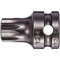 Socket Bit, Triple Square, 5 x 1" L, 3/8" Drive Ontario Safety Products