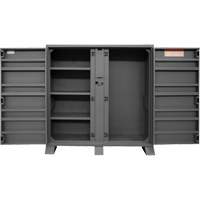 Jobsite Storage Shelving Cabinet, Steel, 47.5 Cubic Feet, Grey UAI847 | Ontario Safety Product