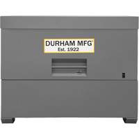 Piano Style Jobsite Storage Box, 60-1/2" W x 34-3/4" D x 49-3/8" H, Grey Ontario Safety Products
