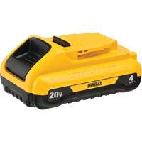Max* Compact Battery Pack, Lithium-Ion, 20 V, 4 Ah Ontario Safety Products
