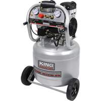 Ultra-Quiet Oil-Free Air Compressor, Electric, 10 Gal. (12 US Gal), 125 PSI, 120/1 V UAJ180 | Ontario Safety Product