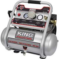Oil-Free Air Compressor, Electric, 2 Gal. (2.4 US Gal), 125 PSI, 120/1 V UAJ182 | Ontario Safety Product