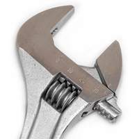 Adjustable Wrench - Boxed, 10" L, 1-5/16"/34 mm Max Width, Chrome Ontario Safety Products