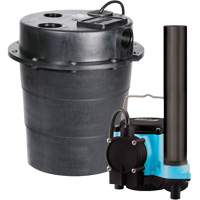 WRS Series Submersible Pump, 45 GPM, 115 V, 9 A, 1/3 HP Ontario Safety Products