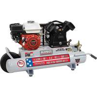 Wheelbarrow Air Compressor, Gas, 10 Gal. (12 US Gal), 150 PSI UAK413 | Ontario Safety Product