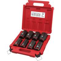 Shockwave™ Impact Duty™ 3/4" Drive Metric Deep 6 Point Socket Set, 8 Pieces UAK815 | Ontario Safety Product