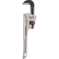 Pipe Wrench, 1-1/2" Jaw Capacity, 10" Long, Ergonomic Handle Ontario Safety Products