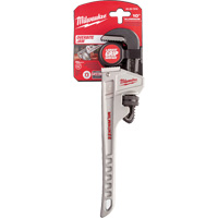 Pipe Wrench, 1-1/2" Jaw Capacity, 10" Long, Ergonomic Handle Ontario Safety Products