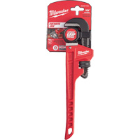 Pipe Wrench, 1-1/2" Jaw Capacity, 10" Long, Powder Coated Finish, Ergonomic Handle Ontario Safety Products