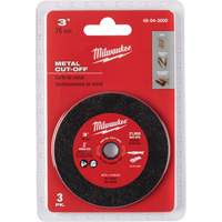 Metal Cut Off Wheel, 3" x 0.04", 3/8" Arbor Ontario Safety Products
