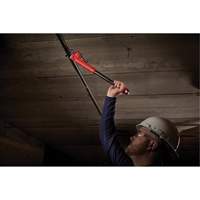 Cheater Adaptable Pipe Wrench, 2-1/2" Jaw Capacity, 18"/24"/10" Long, Powder Coated Finish, Ergonomic Handle Ontario Safety Products