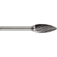 DRILLCO Magnum Double Cut Solid Carbide Burr, SF-1, 1/4" Dia., 5/8" Depth of Cut Ontario Safety Products