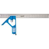 True Blue&reg; Combination Square, 12" L, Stainless Steel, Plain Ontario Safety Products