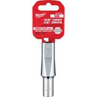 Douille SAE avec c&ocirc;t&eacute;s Four Flats, 3/8", Prise 1/2", 6 pans, Profond Ontario Safety Products