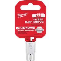 Prise SAE avec c&ocirc;t&eacute;s Four Flats, 11/32", Prise 3/8", 6 pans Ontario Safety Products