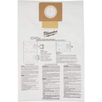 Sacs &agrave; poussi&egrave;re molletonn&eacute;s, 6 gal. US Ontario Safety Products