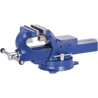 Super Heavy-Duty Bench Vise, 6" Jaw Width, 3-6/10" Throat Depth UAV911 | Ontario Safety Product