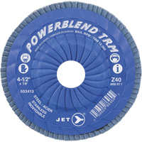 Disque &agrave; feuillets PowerBlend ajustable, 5" x 7/8", Type 29, Grain Z40, Alumine de zirconium Ontario Safety Products