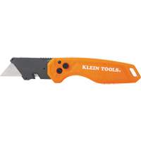 Folding Utility Knife, 1" Blade, Steel Blade, Plastic Handle UAX404 | Ontario Safety Product