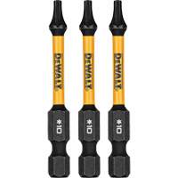 3-Piece FLEXTORQ&reg; Impact Screwdriving Bits, Torx, T-10, 1/4" Drive Ontario Safety Products
