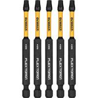 5-Piece FLEXTORQ&reg; Impact Screwdriving Bits, Torx, T-25, 1/4" Drive Ontario Safety Products