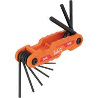 Compact Folding Hex Key Set, 9 Pcs., Imperial Ontario Safety Products
