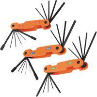 Pro Folding Hex Key Set, 31 Pcs., Metric & Imperial/Torx&reg; Ontario Safety Products