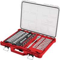 Jeu de cliquets et rochets avec organisateur &agrave; profil bas PACKOUT, 47 Mcx, Prise de 1/2", Profond Ontario Safety Products
