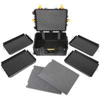 Heavy-Duty Portable Rolling Tool Case, 18-3/5" W x 24-3/5" D x 11-1/2" H, Black UAX576 | Ontario Safety Product