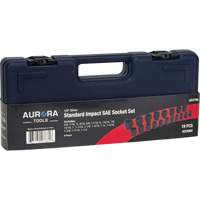 SAE Socket Set, 19 Pcs, Impact, 1/2" Drive Size Ontario Safety Products