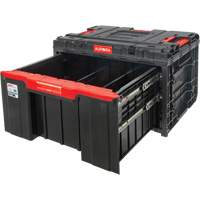 Arx&reg; Single Drawer Toolbox, 11-1/5" W x 18-3/10" D x 9-1/10" H, Black/Red Ontario Safety Products