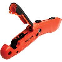 Couteau de s&eacute;curit&eacute; autor&eacute;tractable, 1", Acier, Prise en Aluminium Ontario Safety Products