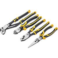 Jeu de pinces mixtes &agrave; double mat&eacute;riau PITBULL, 4 Morceaux Ontario Safety Products