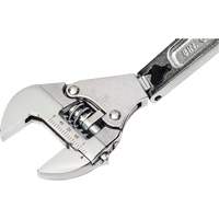 Cl&eacute; flexible &agrave; rochet ajustable, 8" lo, la max. 2-27/50", Chrome/Poli Ontario Safety Products