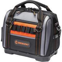 14" Tradesman Closed Top Tool Bag, Polyester, 32 Pockets, Black/Grey Ontario Safety Products