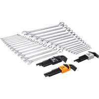 6-Point Combination Wrench and Hex Key Set in Foam Storage Tray Ontario Safety Products