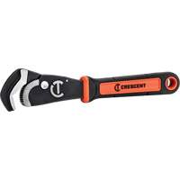 Cl&eacute; bimat&eacute;riau auto-ajustable pour tuyau, Cap des m&acirc;choires 1-1/2", Longueur 12", Fini Oxyde noir, Prise Coussin&eacute;e Ontario Safety Products