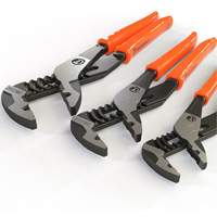 Z2 K9 Straight Jaw Dipped Handle Tongue & Groove Plier Set, 3 Pieces Ontario Safety Products